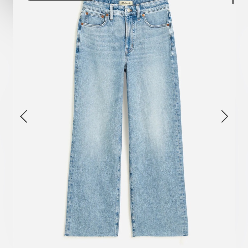 Madewell curvy perfect vintage wide leg cropped jean size 28P